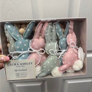 Laura Ashley Pastel Bunny Garland